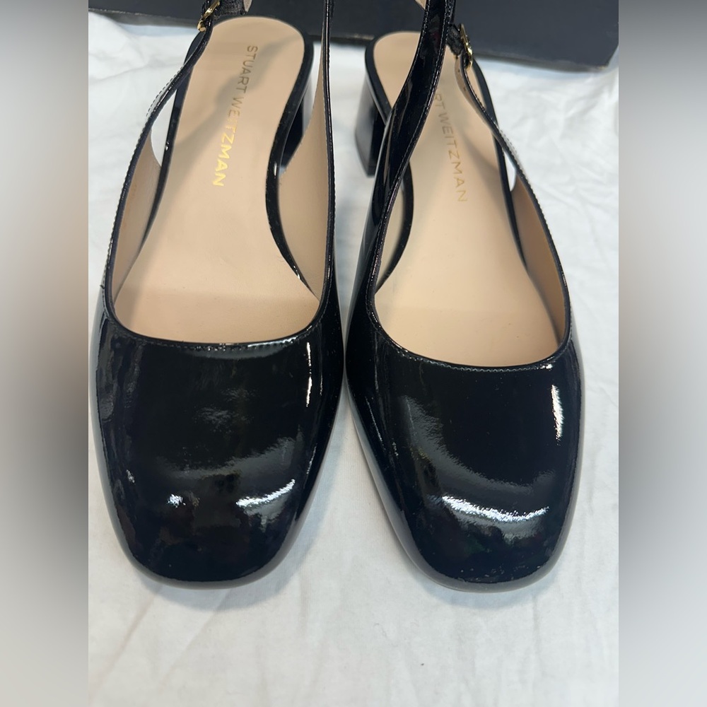 Stuart Weitzman Black Patent Leather Heels - Picture 2 of 7